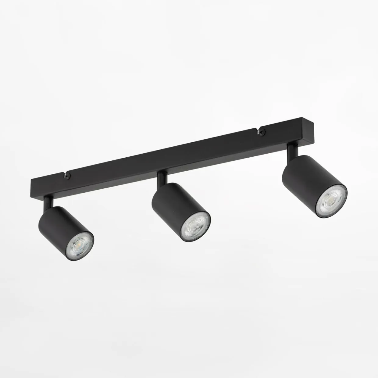 Listwa sufitowa 3 reflektory czarna TOP