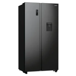 Lodówka Side by Side czarna GORENJE NRR9185EABXLWD