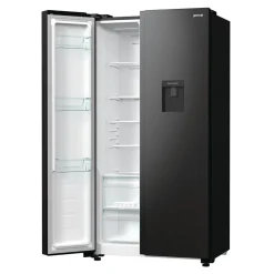 Lodówka Side by Side czarna GORENJE NRR9185EABXLWD