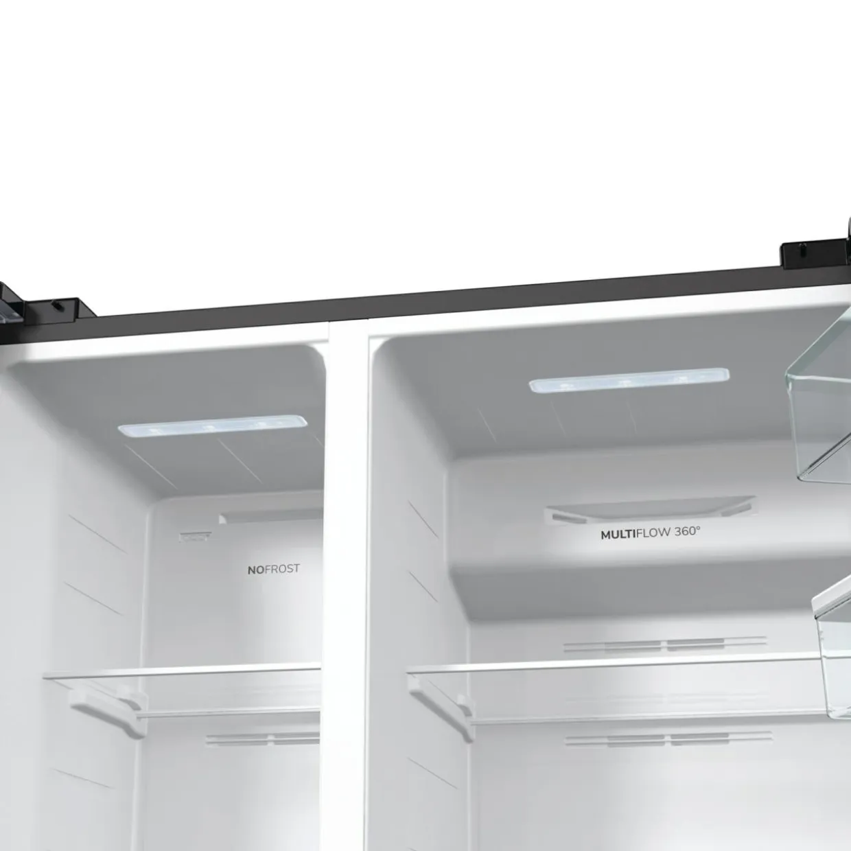 Lodówka Side by Side czarna GORENJE NRR9185EABXLWD