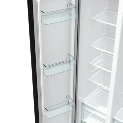 Lodówka Side by Side czarna GORENJE NRR9185EABXLWD