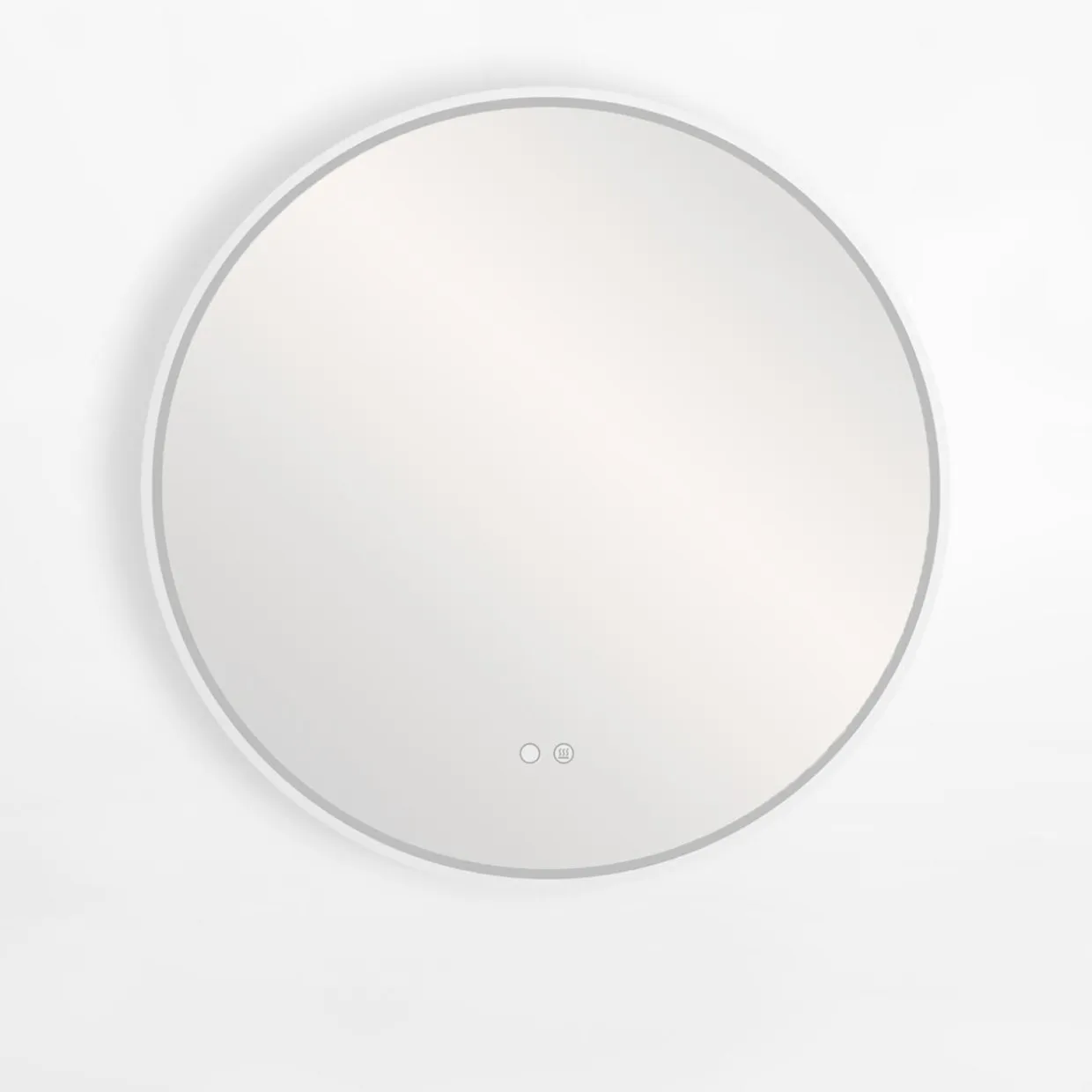 Lustro łazienkowe podgrzewane z oświetleniem LED 80 cm