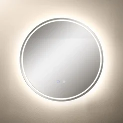 Lustro łazienkowe podgrzewane z oświetleniem LED 60 cm