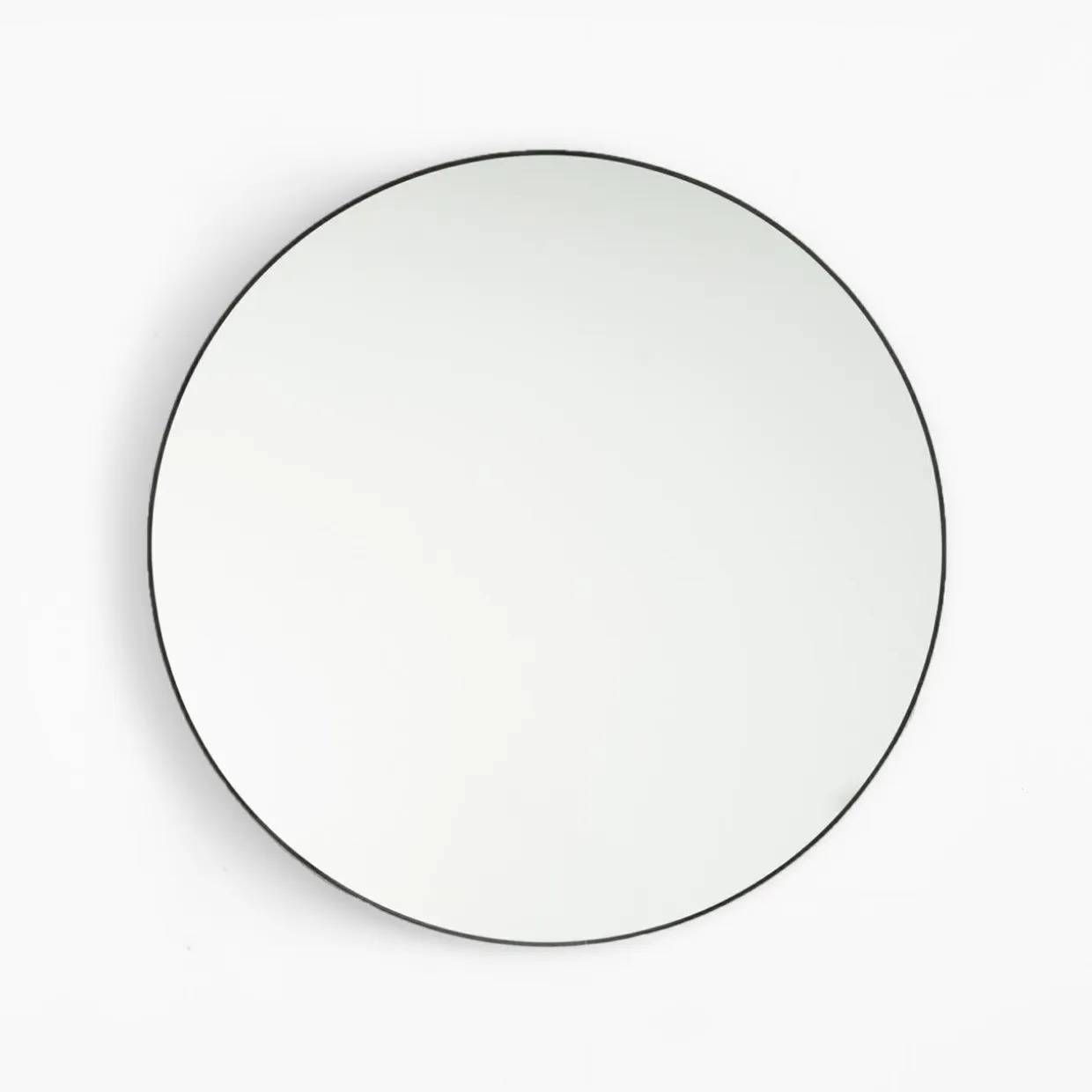 Lustro okrągłe czarne 61 cm