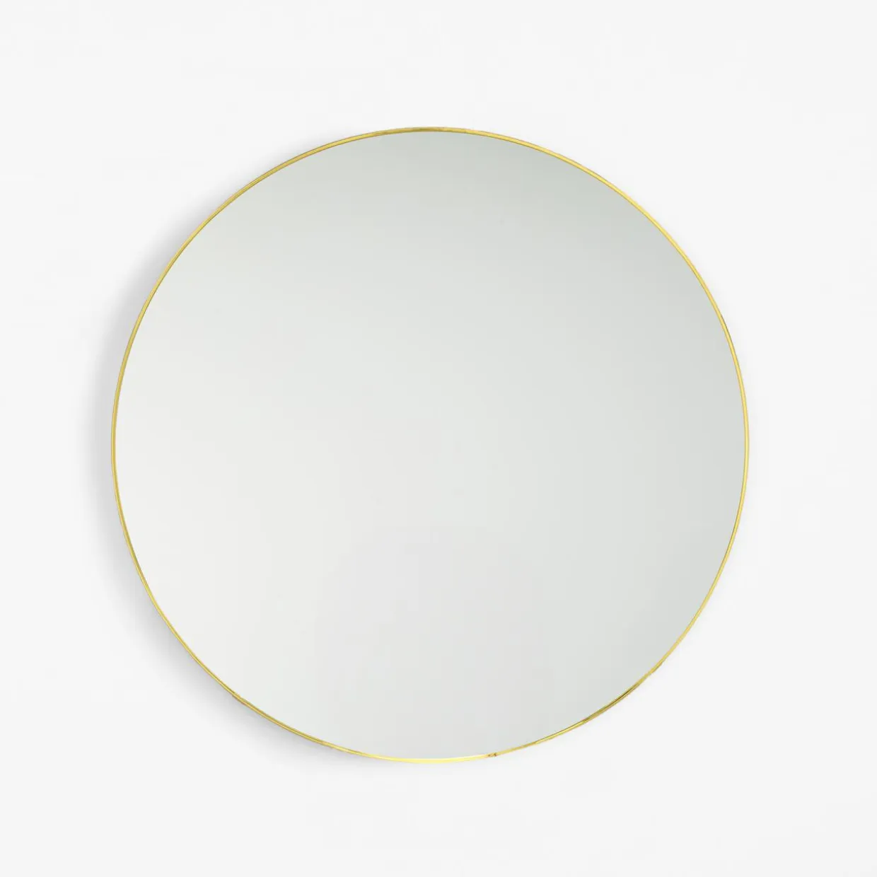 Lustro okrągłe złote 61 cm