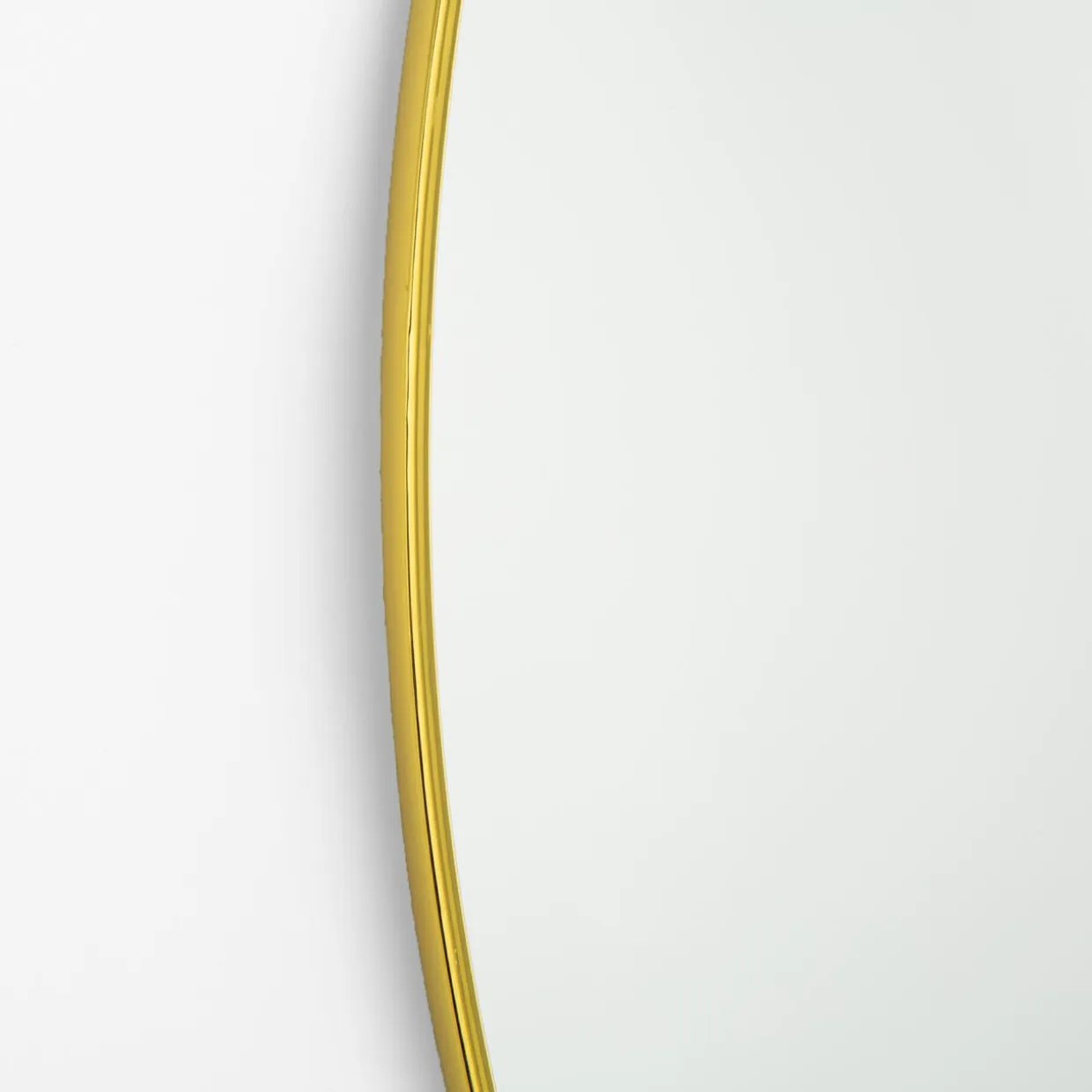 Lustro okrągłe złote 61 cm