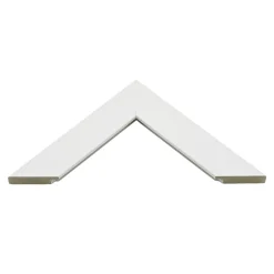 Lustro w białej ramie SLIM 67,5x127,5 cm