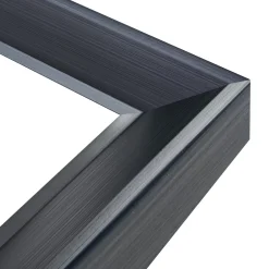 Lustro w czarnej ramie ALPI 68x178 cm