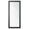 Lustro w czarnej ramie SLIM mat 47,5x107,5 cm