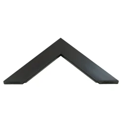 Lustro w czarnej ramie SLIM mat 47,5x107,5 cm