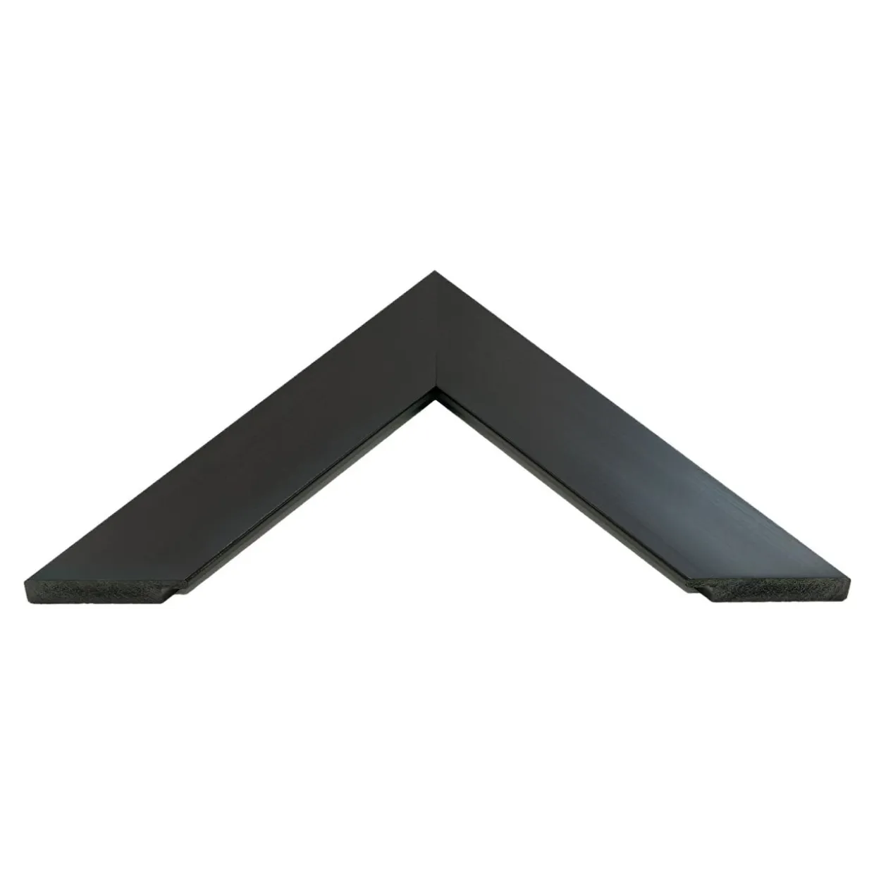 Lustro w czarnej ramie SLIM mat 67,5x127,5 cm