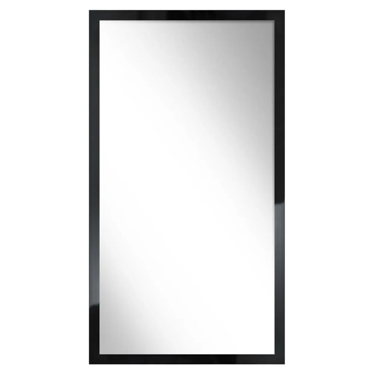Lustro w czarnej ramie SLIM 67,5x127,5 cm