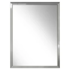 Lustro w srebrnej ramie SLIM 57,5x77,5 cm