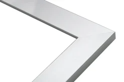 Lustro w srebrnej ramie SLIM 47,5x107,5 cm