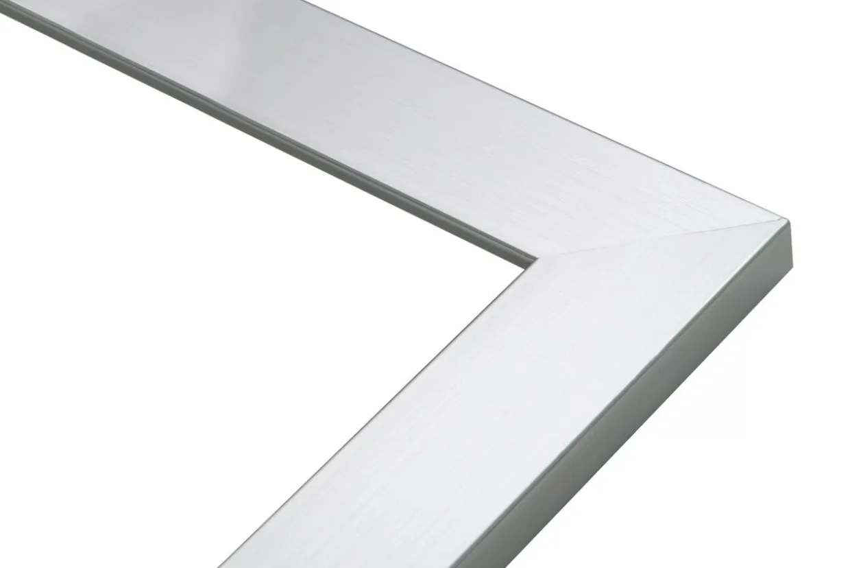 Lustro w srebrnej ramie SLIM 47,5x107,5 cm