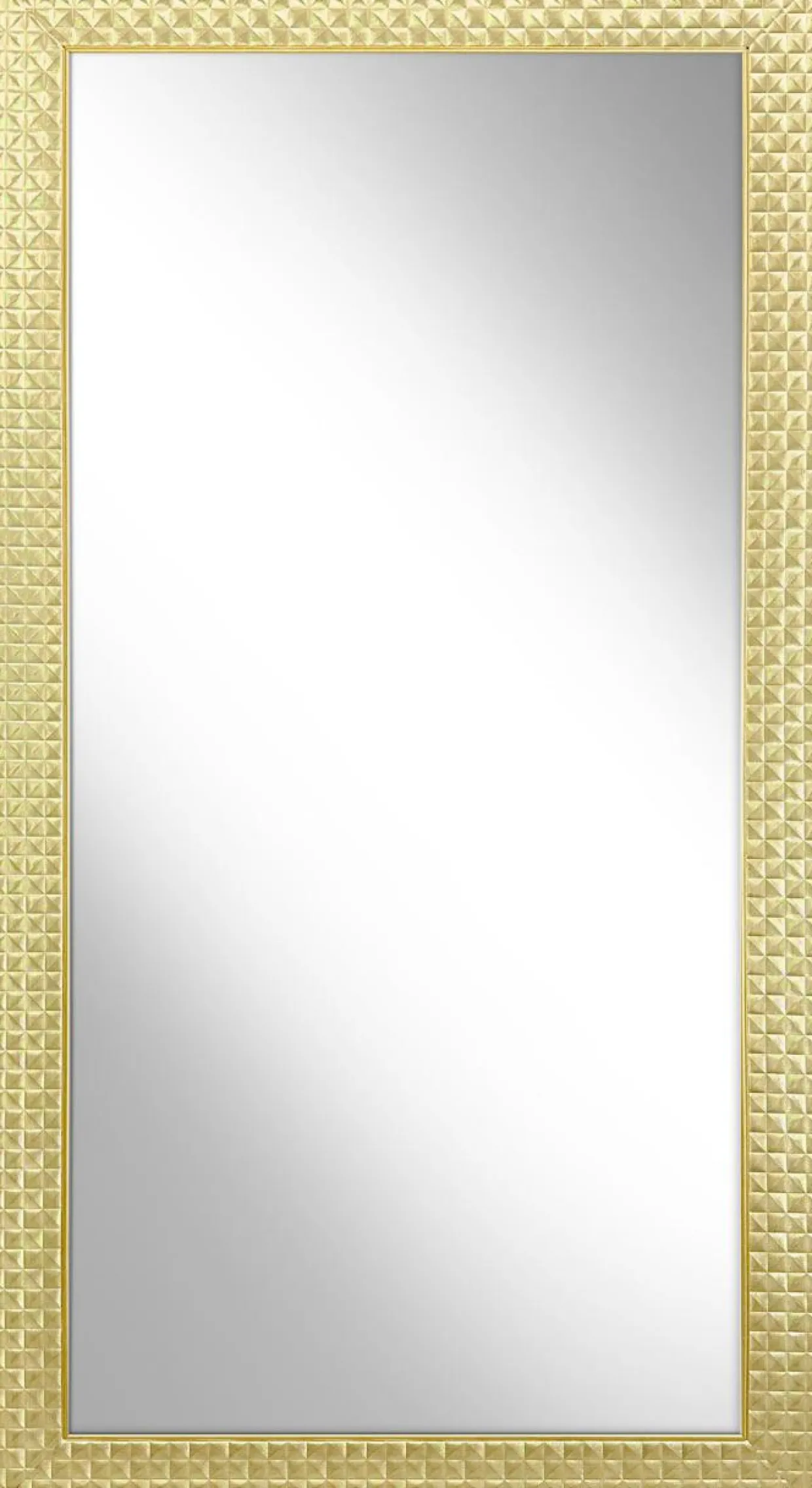 Lustro w złotej ramie DIAME 76x136 cm