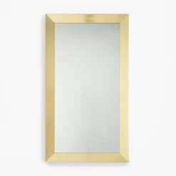 Lustro w złotej ramie MILANO 74x134 cm