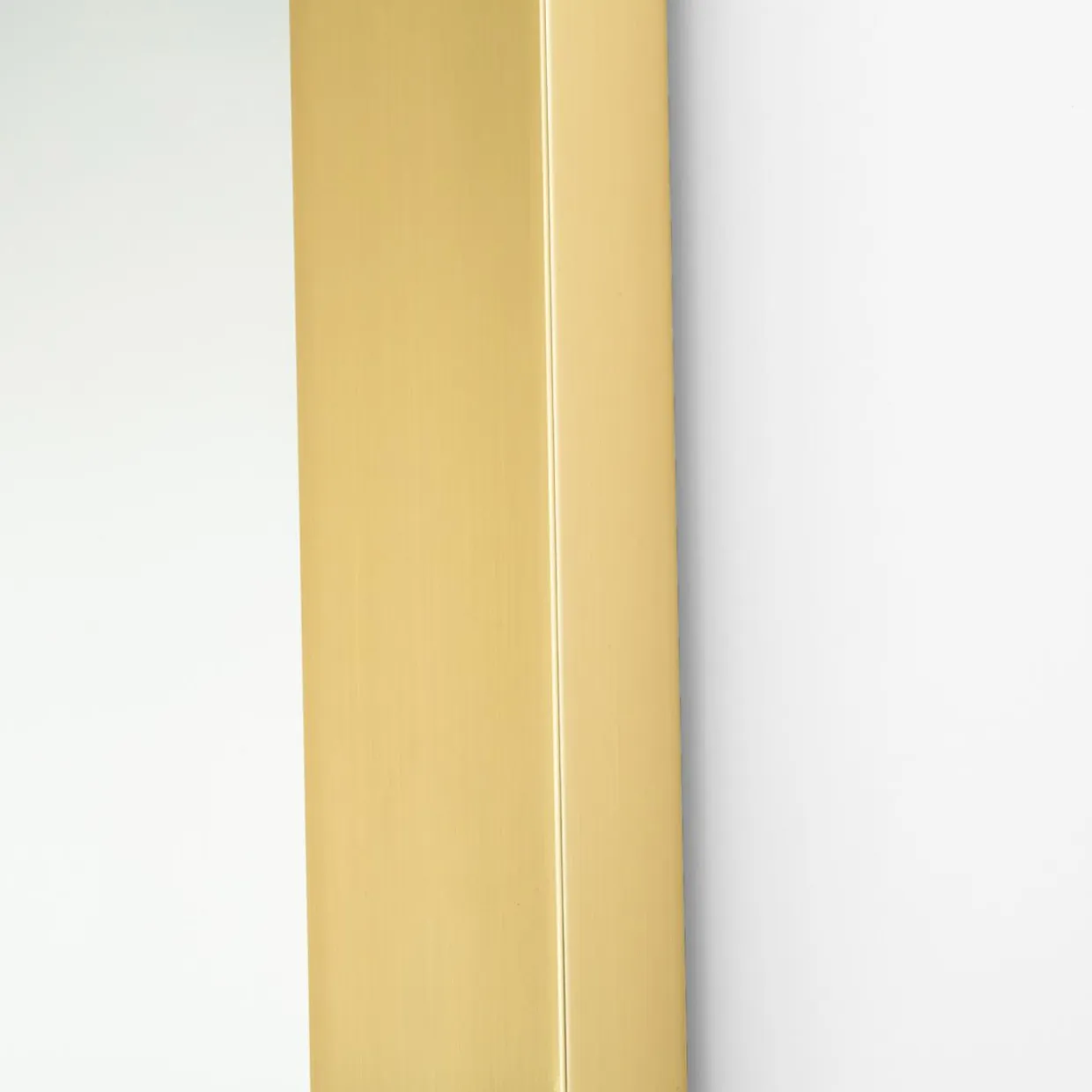 Lustro w złotej ramie MILANO 74x134 cm