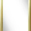 Lustro w złotej ramie OSLO 48x138 cm