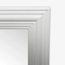 Lustro wiszące białej 30x120 cm