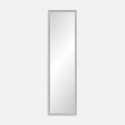 Lustro wiszące szare 30x120 cm