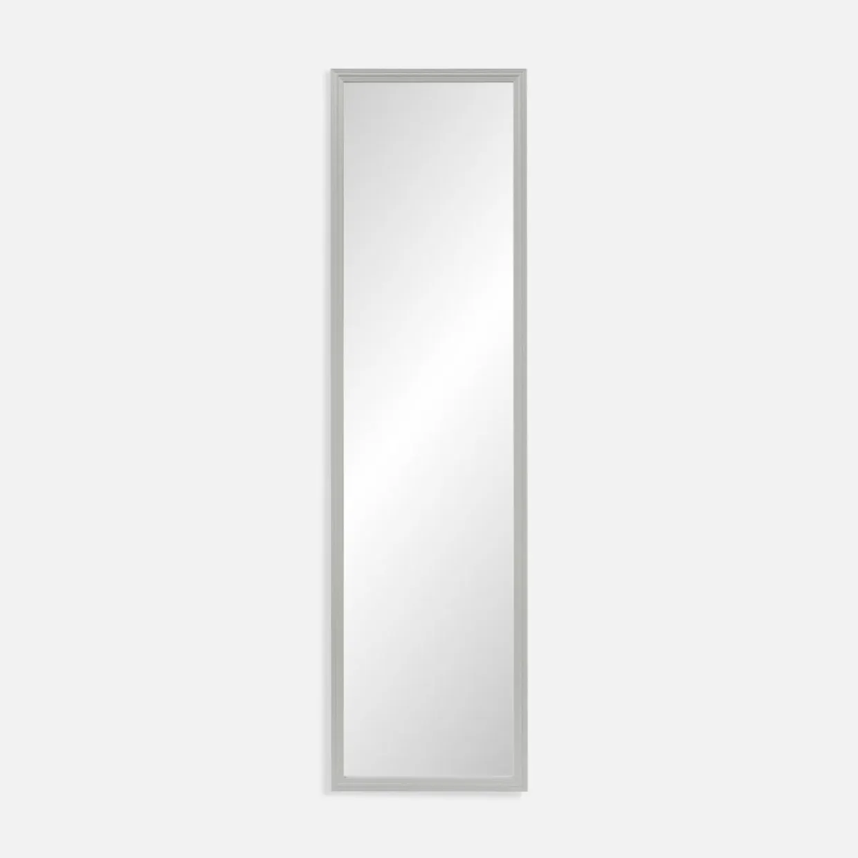 Lustro wiszące szare 30x120 cm