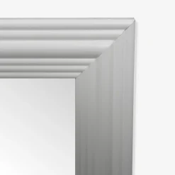 Lustro wiszące szare 30x120 cm