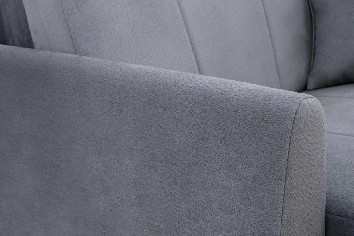 Mała sofa rozkładana szara DALIA