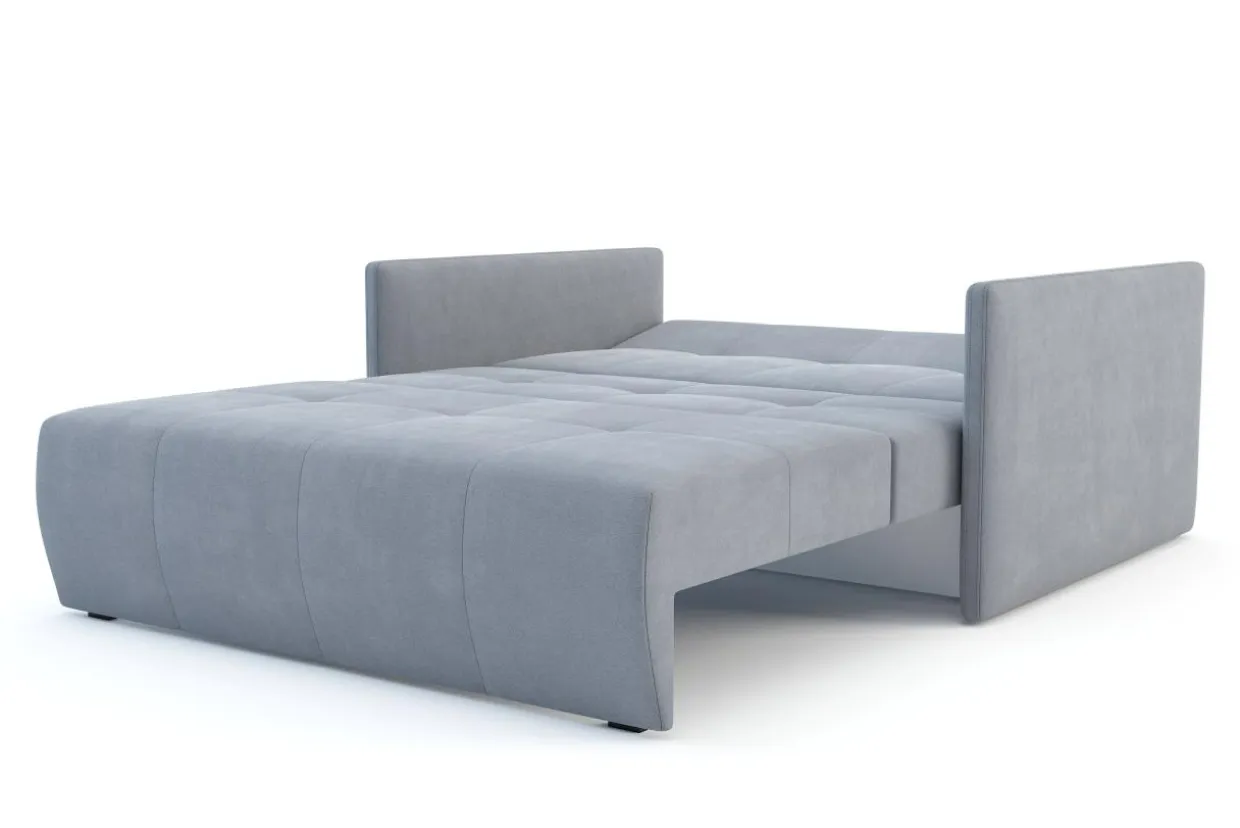 Mała sofa szara 144 cm LEO III
