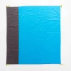 Mata piknikowa niebiesko-szara 180x200 cm