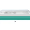 Materac dla par CRAFT H2+H4 SILK TOUCH 160x200 cm