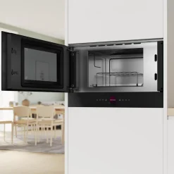 Mikrofala do zabudowy Home Connect BOSCH seria 8 czarna BEL7321B1