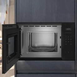 Mikrofala do zabudowy SIEMENS iQ500 czarna BF525LMB1