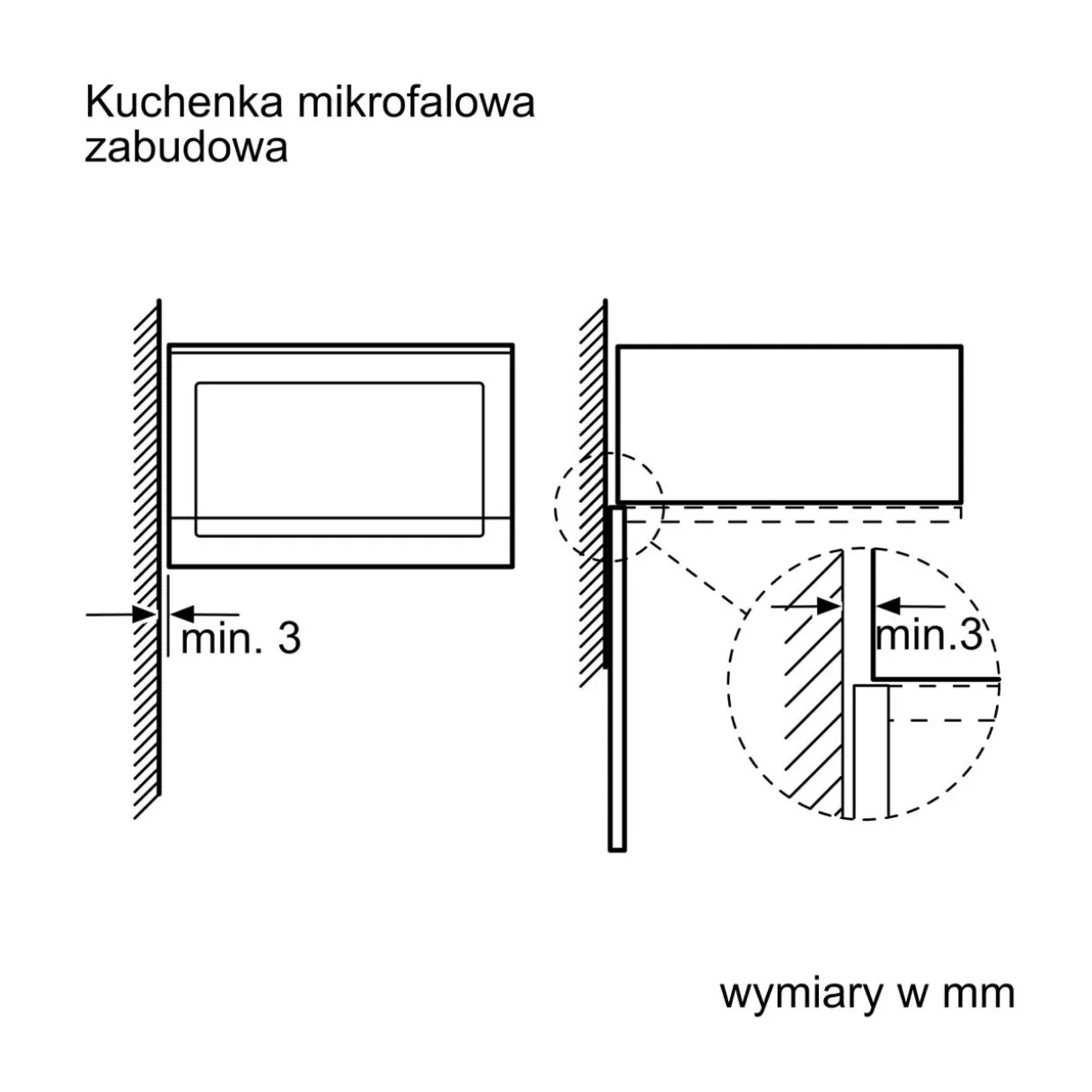Mikrofala do zabudowy SIEMENS iQ500 czarna BF525LMB1