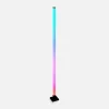 Muzyczna lampa podłogowa LED RGB czarna TUYA z pilotem