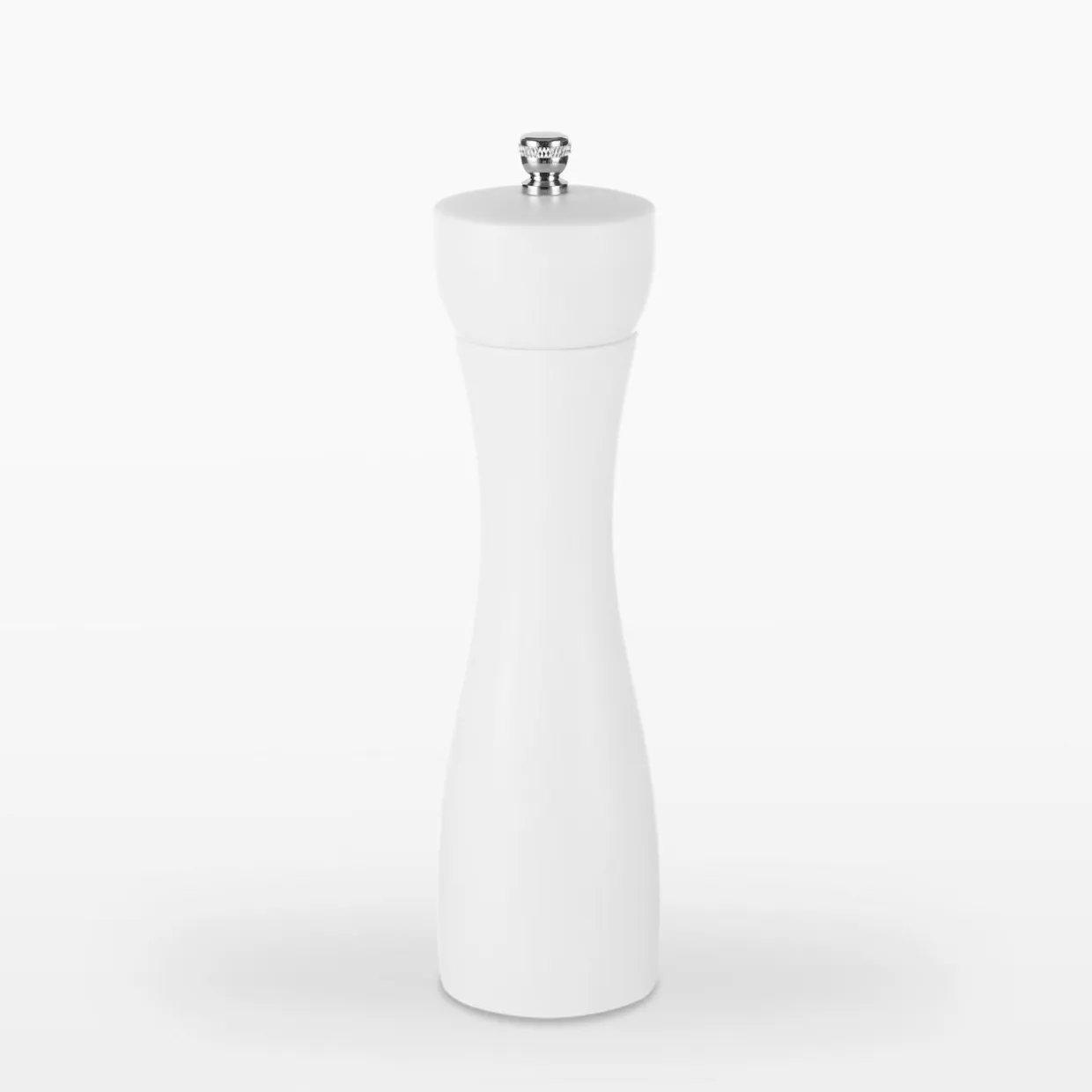 Młynek do pieprzu i soli biały 21 cm