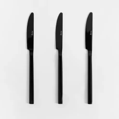 Nóż PIANO SHINY BLACK kpl. 3 sztuk