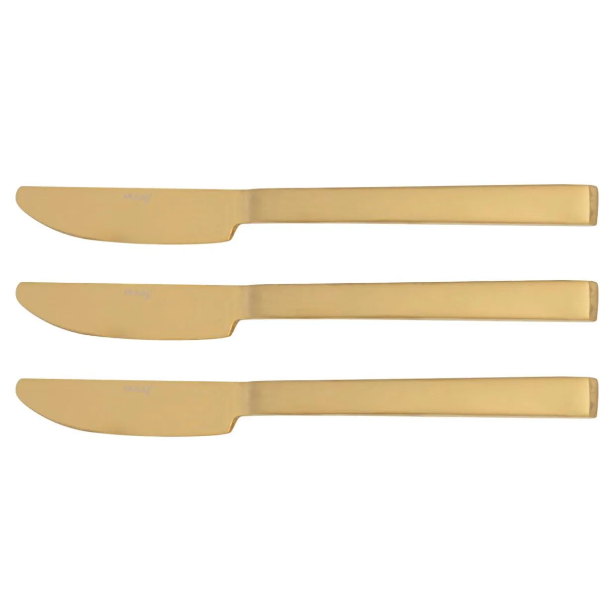 Nóż złoty PIANO GOLD kpl.3 szt.