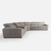 Narożnik rozkładany z funkcją relaks szary VESTA lewy
