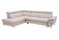 Narożnik skórzany beżowy LEMAN lewy