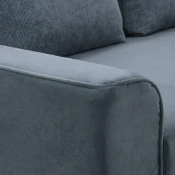 Narożnik z 2 pojemnikami szary DRITTO