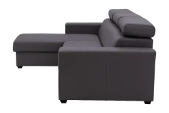 Narożnik z ekoskóry ciemnoszary MATRIX