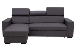 Narożnik z ekoskóry ciemnoszary MATRIX