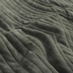Narzuta na łóżko oliwkowa SILKY 180x200 cm