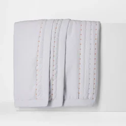 Narzuta na łóżko szara VANILLA DOTS 200x220 cm