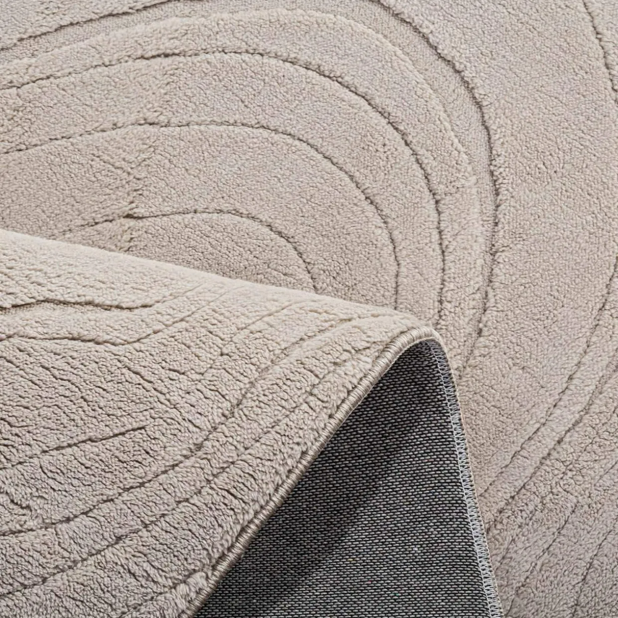 Nowoczesny dywan ACTION, beżowy, 120x160 cm