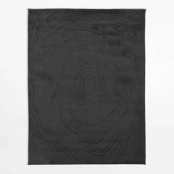 Nowoczesny dywan ACTION, czarny, 120x160 cm