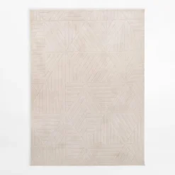 Nowoczesny dywan MODERNO, kremowy, 160x230 cm