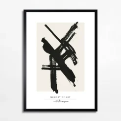 Obraz BLACK ABSTRACT II 50x70 cm