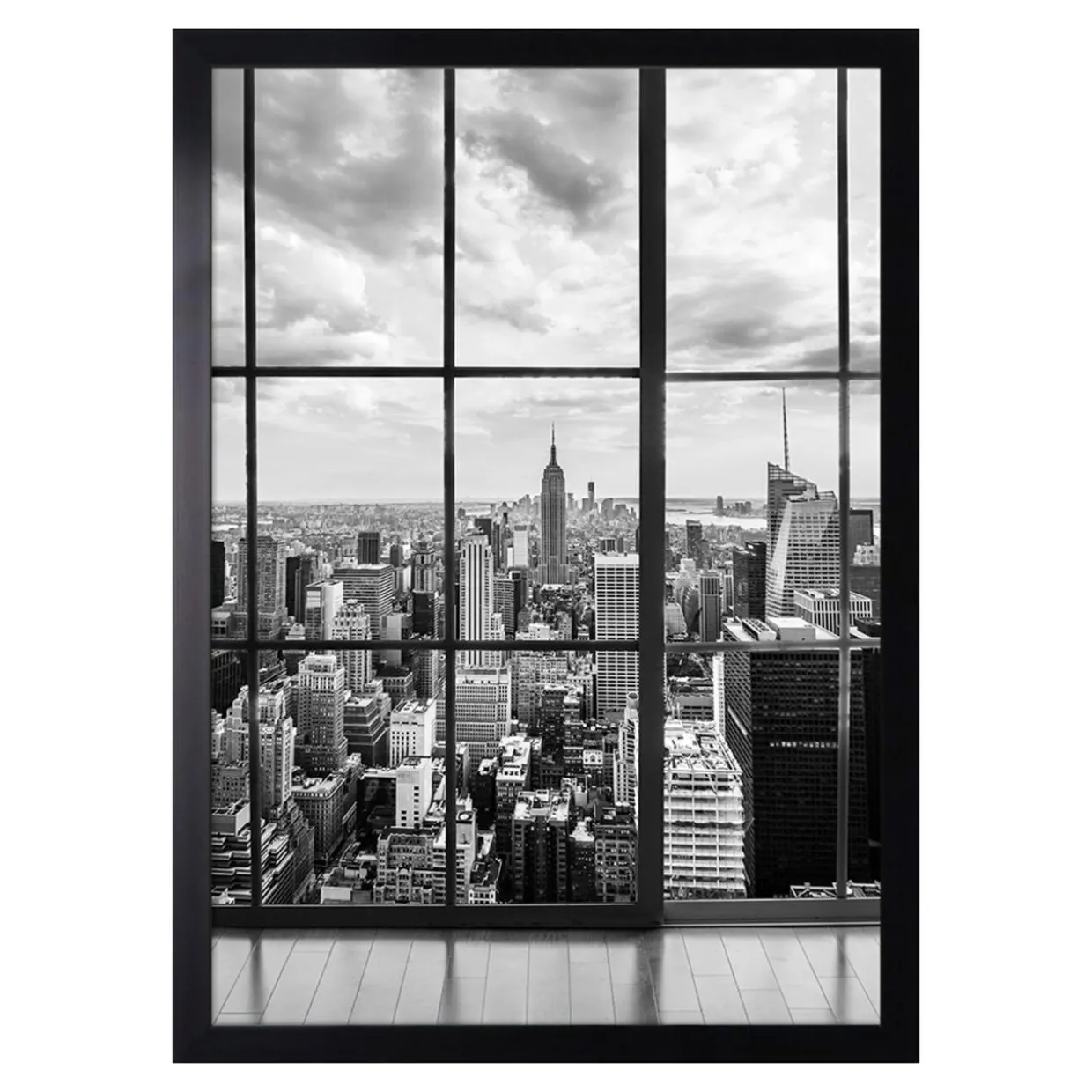 Obraz do salonu WINDOW VIEW 20x30 cm